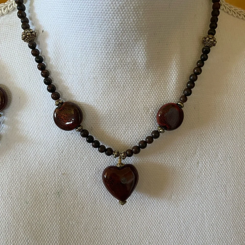 ♥️Necklace,Bracelet & Earrings Set